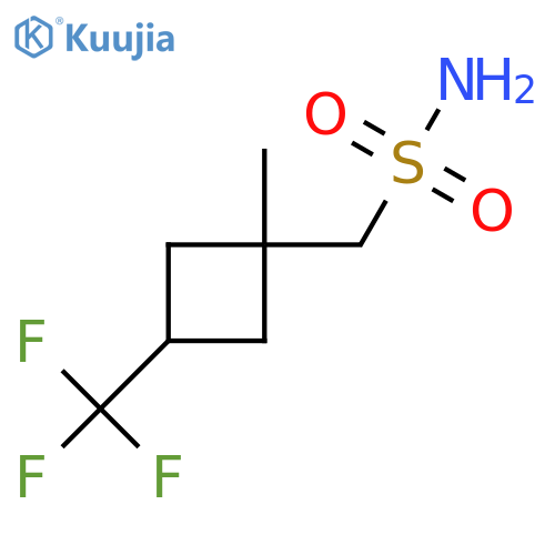 1-methyl-3-(trifluoromethyl)cyclobutylmethanesulfonamide, Mixture of diastereomers structure