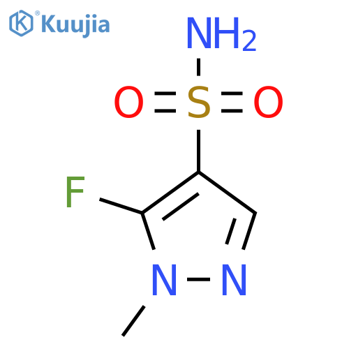 5-fluoro-1-methyl-1H-pyrazole-4-sulfonamide structure