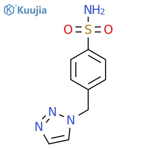 4-[(1H-1,2,3-triazol-1-yl)methyl]benzene-1-sulfonamide structure
