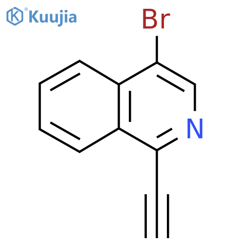 4-Bromo-1-ethynylisoquinoline structure