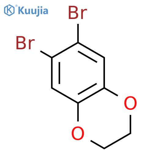 6,7-Dibromobenzo(1,4)dioxan structure