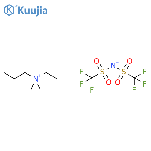 ETHYL-DIMETHYL-PROPYLAMMONIUM BIS(TRIFLUOROMETHYLSULFONYL)IMIDE structure