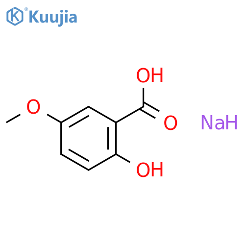 5-Methoxysalicylic acid sodium structure