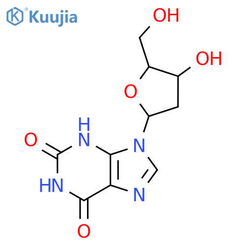 9-[4-Hydroxy-5-(hydroxymethyl)oxolan-2-yl]-3H-purine-2,6-dione structure