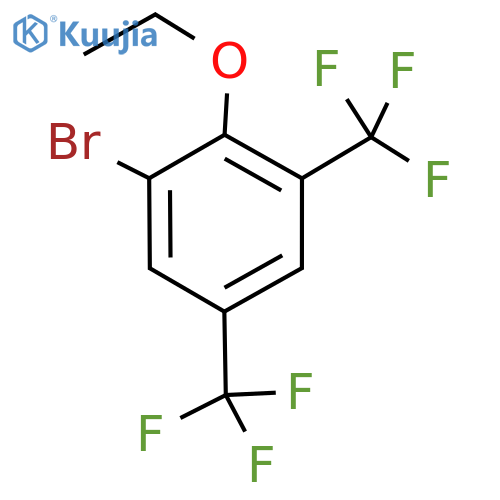 Benzene, 1-bromo-2-ethoxy-3,5-bis(trifluoromethyl)- structure