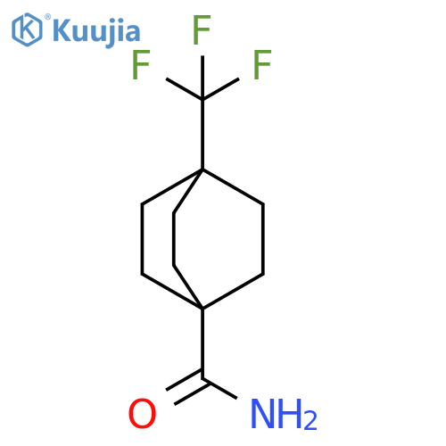 Bicyclo[2.2.2]octane-1-carboxamide, 4-(trifluoromethyl)- structure