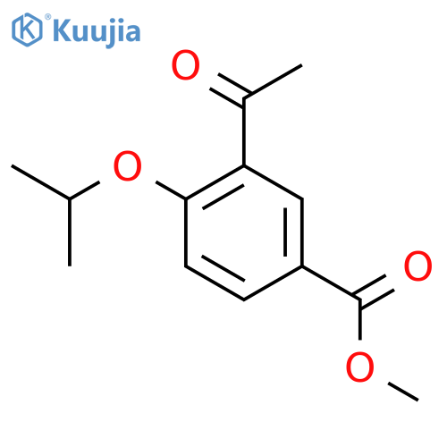 methyl 3-acetyl-4-(propan-2-yloxy)benzoate structure