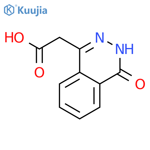 2-(4-oxo-3,4-dihydrophthalazin-1-yl)acetic acid structure