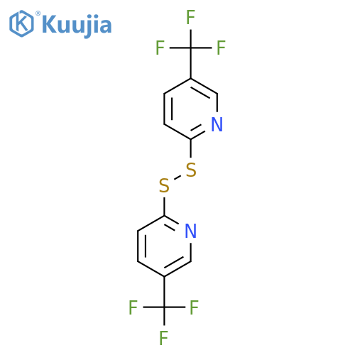 5-(trifluoromethyl)-2-{[5-(trifluoromethyl)pyridin-2-yl]disulfanyl}pyridine structure