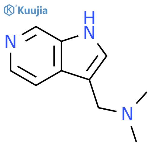 dimethyl({1H-pyrrolo2,3-cpyridin-3-yl}methyl)amine structure