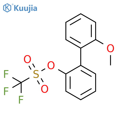 2′-Methoxy[1,1′-biphenyl]-2-yl 1,1,1-trifluoromethanesulfonate structure