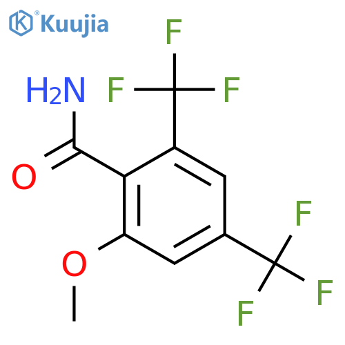 2-Methoxy-4,6-bis(trifluoromethyl)benzamide structure