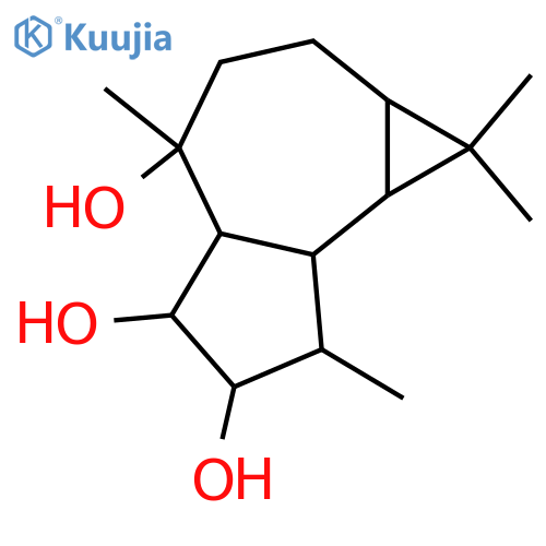 2,3,10-Aromadendranetriol; (1β,2β,3β,4α,5β,6α,7α,10α)-form structure