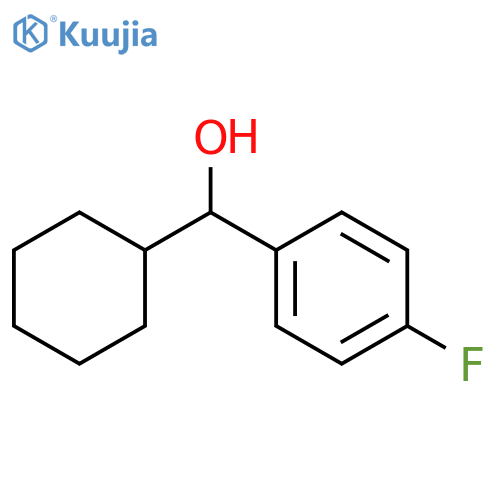 A-CYCLOHEXYL-4-FLUORO-BENZENEMETHANOL structure