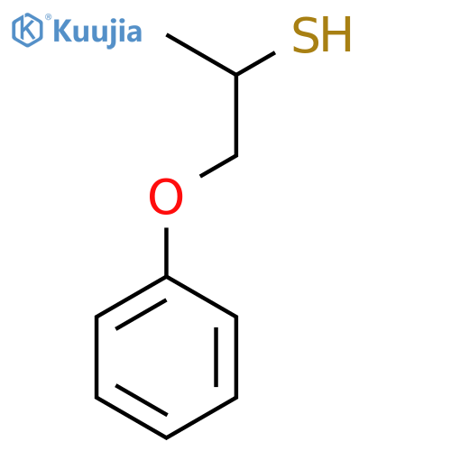 1-phenoxypropane-2-thiol structure