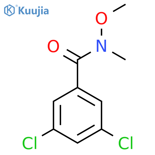 3,5-Dichloro-N-methoxy-N-methylbenzamide structure