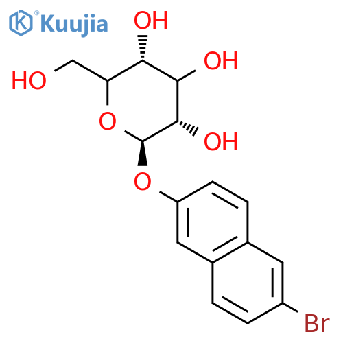 6-Bromo-2-naphthyl-α-D-galactopyranoside structure