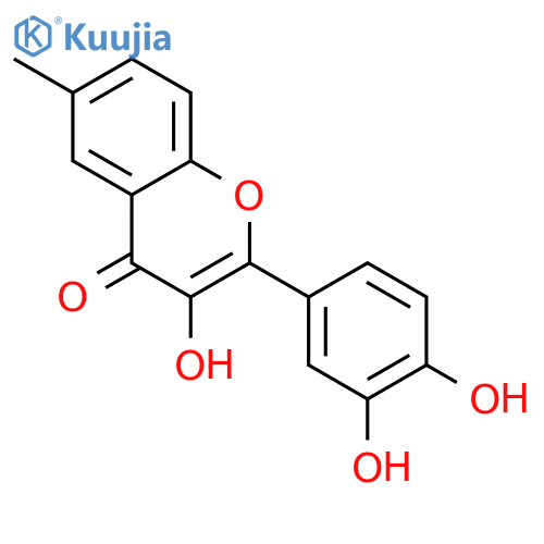 2-(3,4-Dihydroxyphenyl)-3-hydroxy-6-methyl-4H-chromen-4-one structure