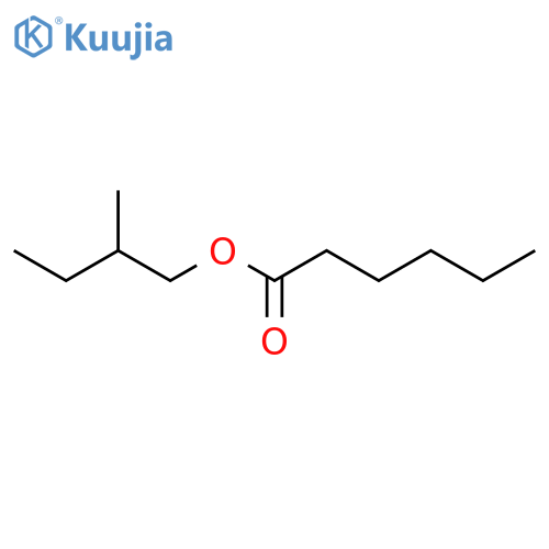2-Methylbutyl hexanoate structure