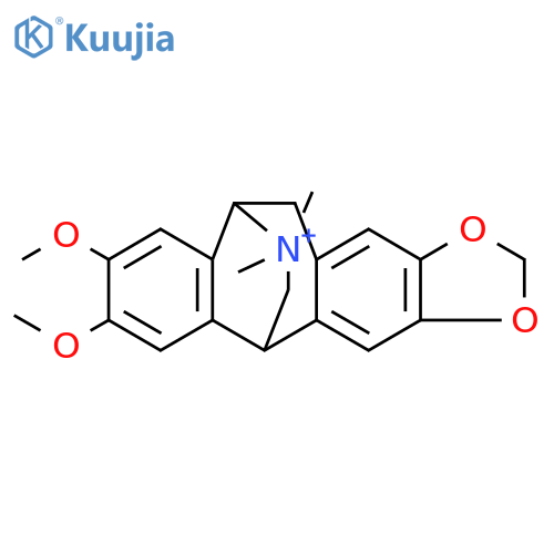 10,5-(Iminomethano)-5H-benzo[4,5]cyclohepta[1,2-f]-1,3-benzodioxolium, 10,11-dihydro-7,8-dimethoxy-13,13-dimethyl-, (5R)- (9CI) structure