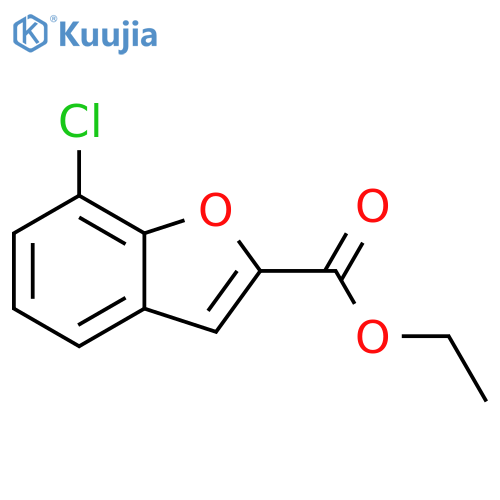 Ethyl 7-chlorobenzofuran-2-carboxylate structure