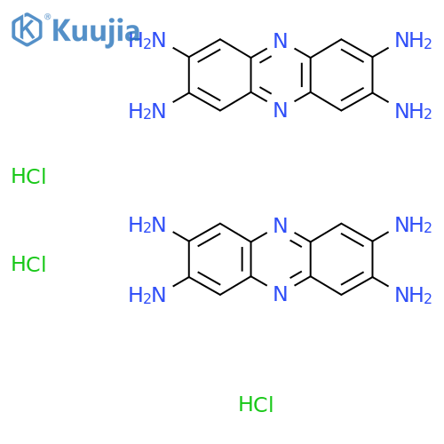 Phenazine-2,3,7,8-tetraamine hydrochloride(2:3) structure