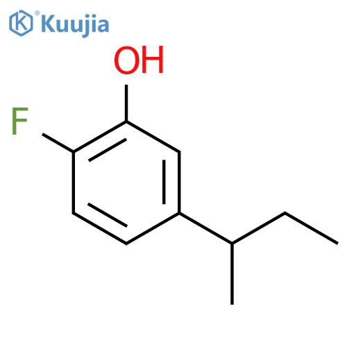 Phenol, 5-sec-butyl-2-fluoro- (8CI) structure