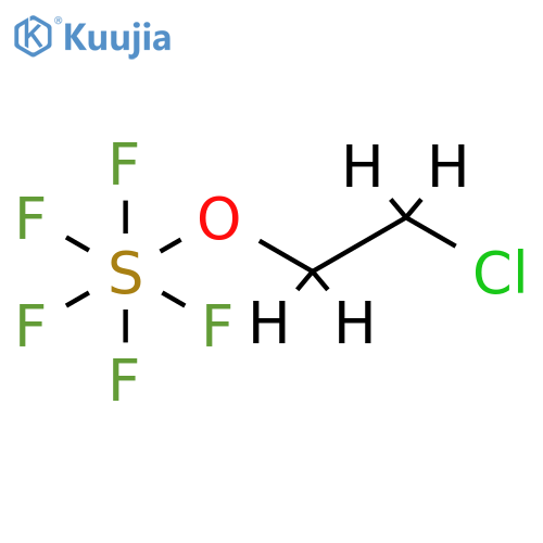 1-Chloro-2-(pentafluorosulfuranyloxy) ethane structure