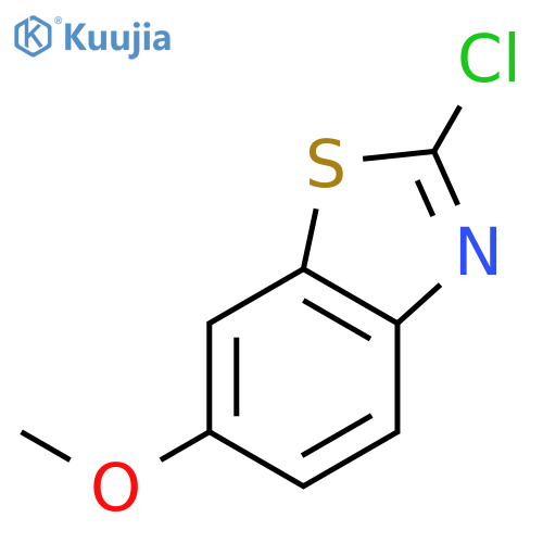 2-chloro-6-methoxy-1,3-benzothiazole structure