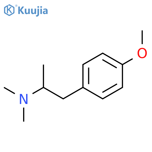 Benzeneethanamine,4-methoxy-N,N,a-trimethyl- structure