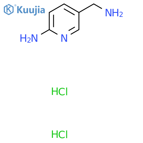 5-(Aminomethyl)pyridin-2-amine dihydrochloride structure
