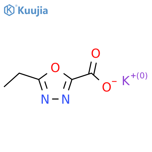 Potassium 5-ethyl-1,3,4-oxadiazole-2-carboxylate structure