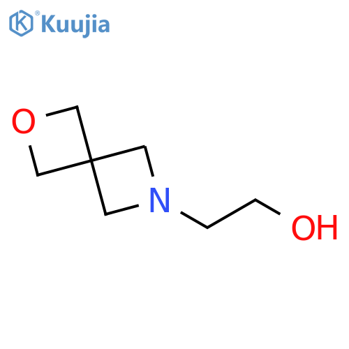 2-{2-oxa-6-azaspiro[3.3]heptan-6-yl}ethan-1-ol structure