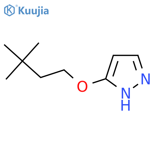 3-(3,3-dimethylbutoxy)-1H-Pyrazole structure