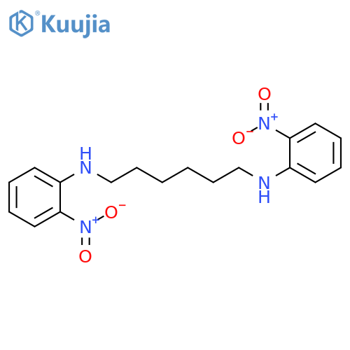 2-nitro-N-{6-(2-nitrophenyl)aminohexyl}aniline structure