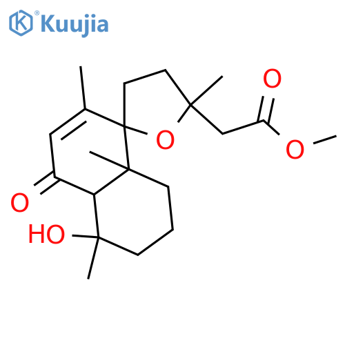 9,13-Epoxy-4-hydroxy-19-nor-6-oxo-7-labden-15-oic acid; (4β,9α,13S)-form, Me ester structure