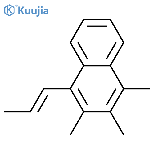 Naphthalene,1,2,3-trimethyl-4-(1-propenyl)-, (Z)- (9CI) structure