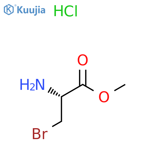 methyl (2R)-2-amino-3-bromopropanoate hydrochloride structure