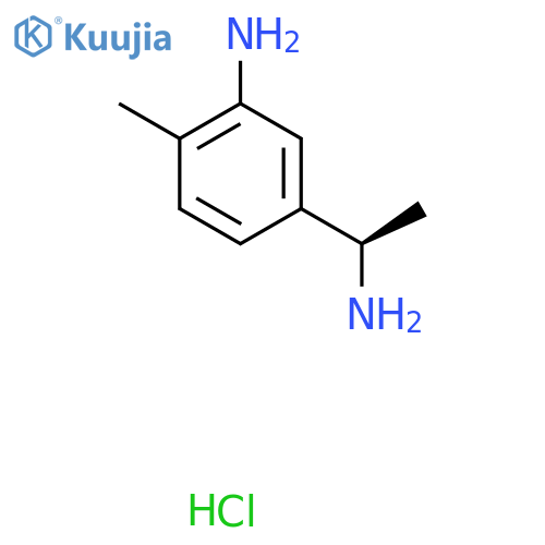 5-(1R)-1-aminoethyl-2-methylaniline hydrochloride structure