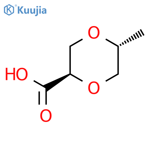 rac-(2R,5R)-5-methyl-1,4-dioxane-2-carboxylic acid structure