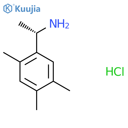 (1S)-1-(2,4,5-trimethylphenyl)ethan-1-amine hydrochloride structure