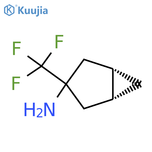 (1R,3r,5S)-3-(trifluoromethyl)bicyclo3.1.0hexan-3-amine structure