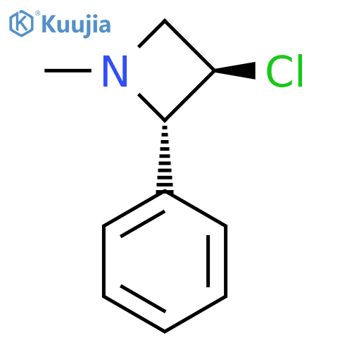 rac-(2R,3S)-3-chloro-1-methyl-2-phenylazetidine structure