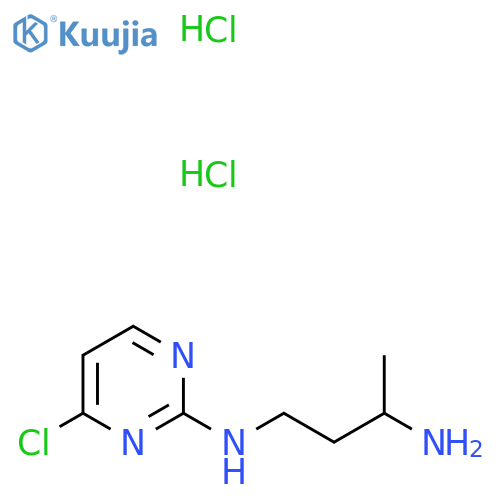 N1-(4-chloropyrimidin-2-yl)butane-1,3-diamine dihydrochloride structure