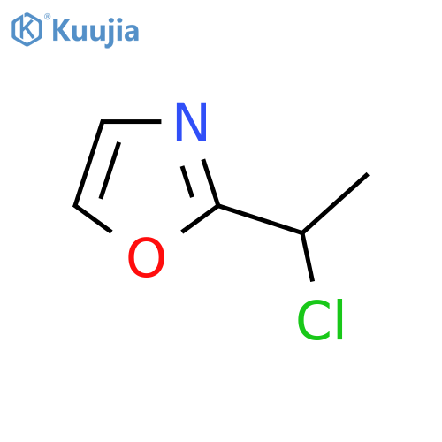 2-(1-Chloroethyl)-1,3-oxazole structure