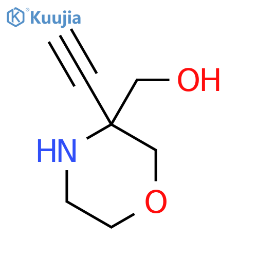 (3-Ethynylmorpholin-3-yl)methanol structure