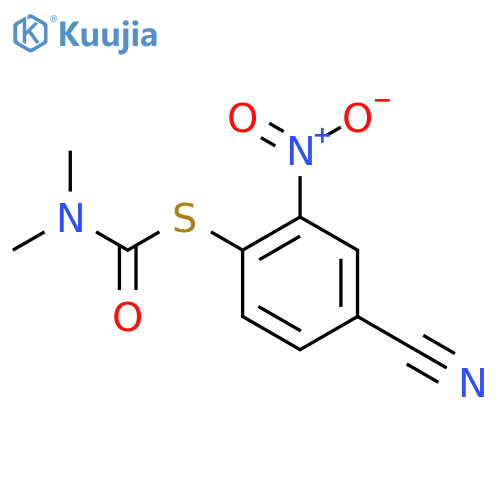 1-(4-cyano-2-nitrophenyl)sulfanyl-N,N-dimethylformamide structure