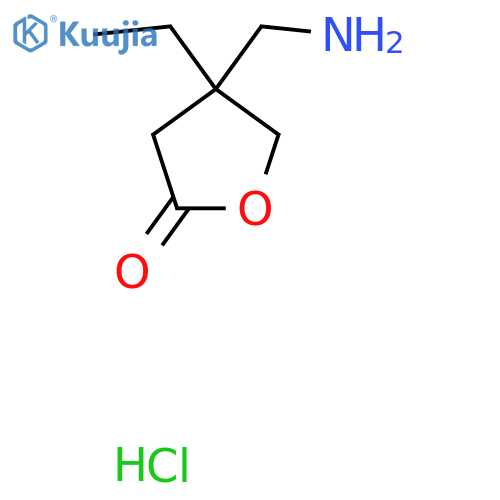 4-(Aminomethyl)-4-ethyloxolan-2-one hydrochloride structure
