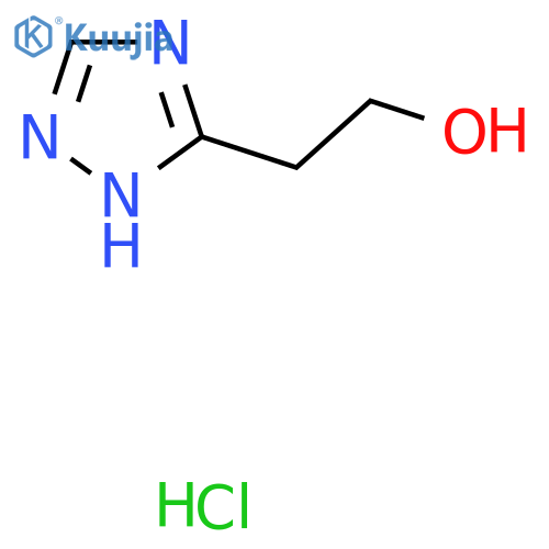 2-(4H-1,2,4-triazol-3-yl)ethan-1-ol hydrochloride structure
