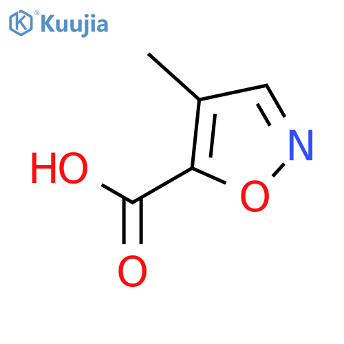 4-Methylisoxazole-5-carboxylic acid structure